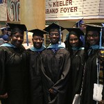 Black Graduate Students Robed